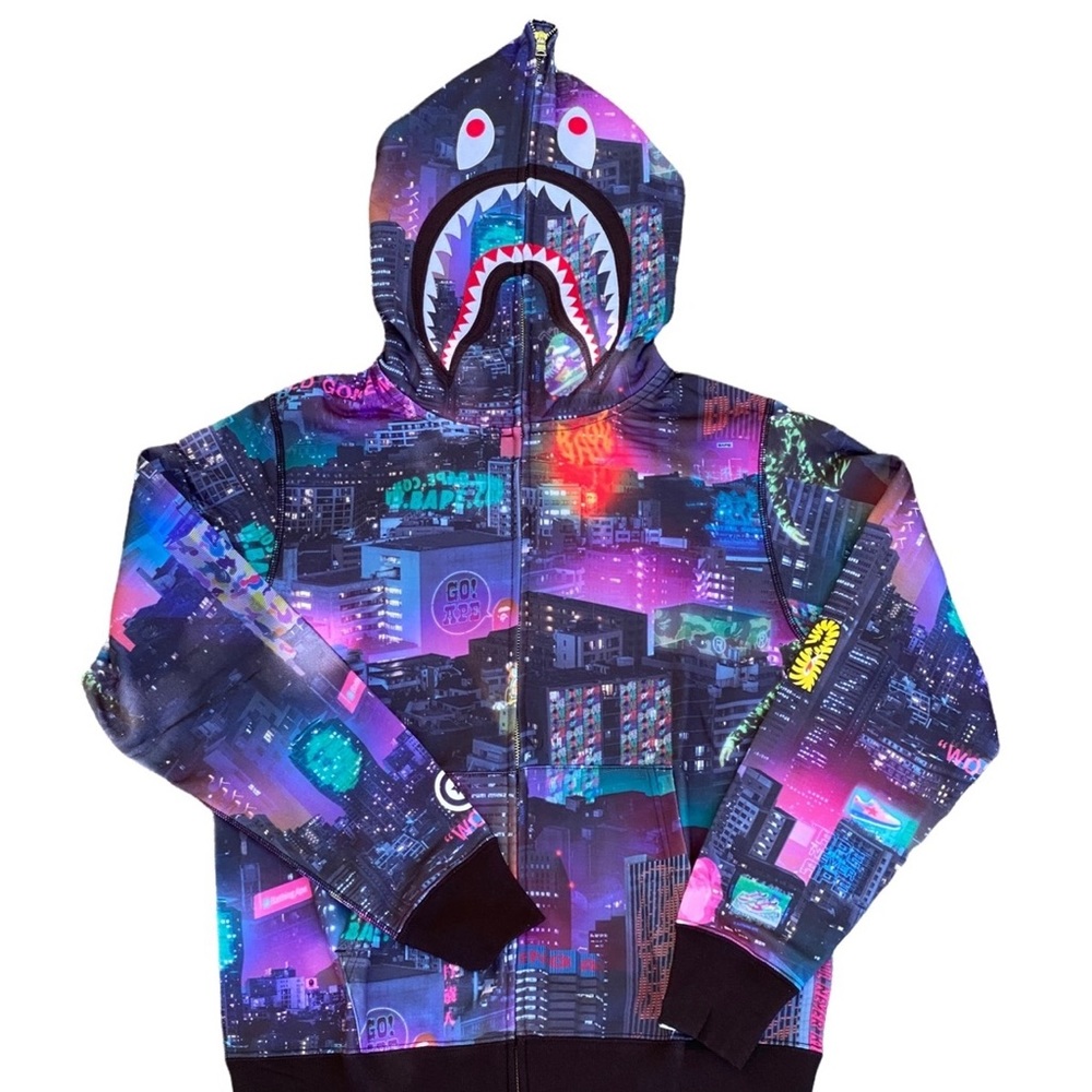 Neon Tokyo Full Zip Bape
